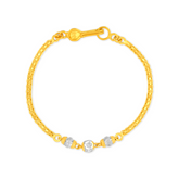 22K Gold Kids Radiant Bracelet